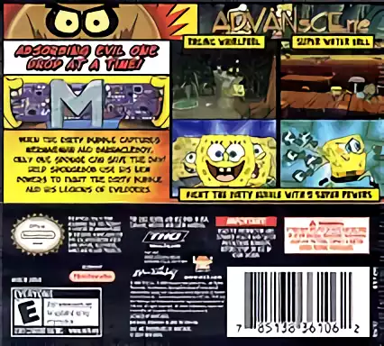 Image n° 2 - boxback : SpongeBob SquarePants - The Yellow Avenger